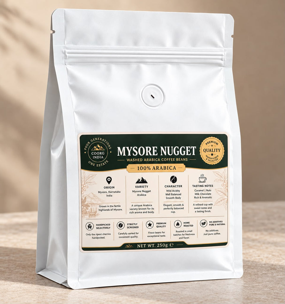 Rest and Roast – Mysore Nuggets HIGH QUALITY COFFEE BEAN