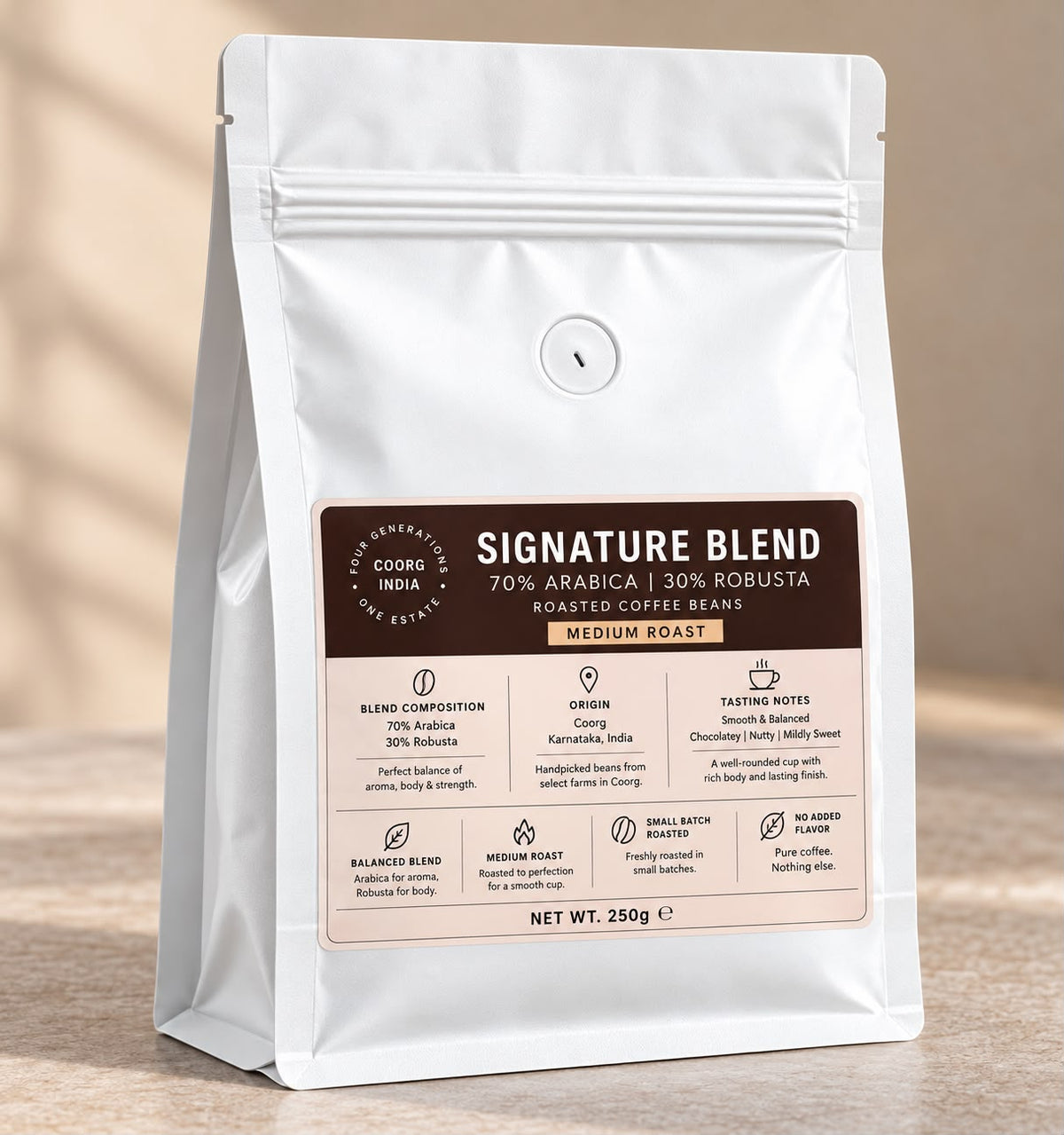 Single Origin Blends 70% Arabica 30% Robusta