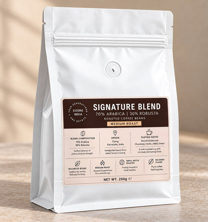 Single Origin Blends 70% Arabica 30% Robusta