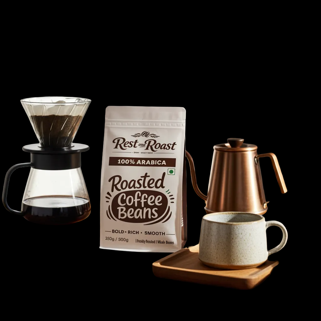 Coorg Arabica Coffee Beans – 100% Single Estate | Rest & Roast